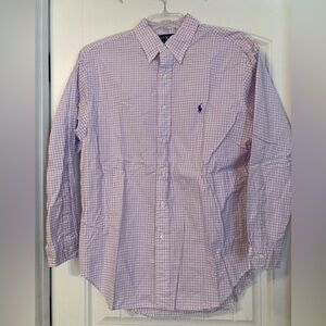 Men’s Polo Ralph Lauren size 16.5 collared button down long sleeve shirt